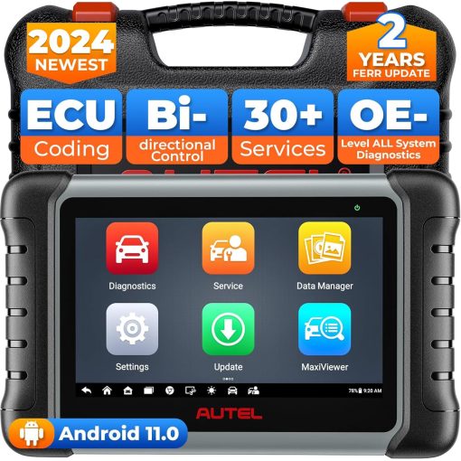 Escaner Autel MaxiPRO MP808S, Codificacion Avanzada de la ECU, Herramienta de Escaneo Bidireccional, 30+ Servicios, Diagnostico de Sistema Completo, Actualizado desde MK808S/MP808BT/DS808, Funciona con MV108S, la mas Nueva de 2024 con Actualizacion Gratuita de 2 Anos