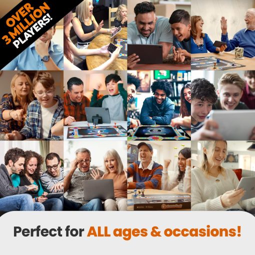 Outsmarted - El Juego de Mesa de Concurso en Vivo | Ninos, Adolescentes y Adultos | La Noche de Juegos Familiar Definitiva | Edad 8+ | Perfecto para 2-24 Jugadores | 10,000+ Preguntas Multimedia | Edicion 2024 - Imagen 3