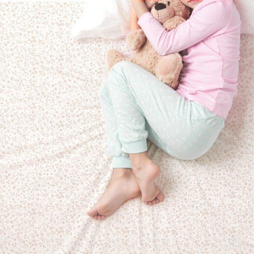Juego de sabanas organicas MakeMake Full (4 piezas) certificado GOTS sabanas de algodon organico 300 TC Sateen Suave Sabana Ajustable Sabana Plana Fundas de Almohada Infantil Ninos (Full, Gardenia) - Imagen 4