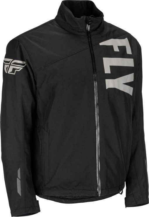 Chaqueta Aurora Fly Racing para Adultos (Negro, 2X-Grande)