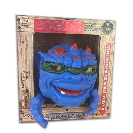 Marioneta de Monstruo Boglins Foam King Vlobb de Ojos Rojos 8? Figura Coleccionable, Ojos que Brillan en la Oscuridad con Piel Super Elastica y Ojos y Boca Moviles, Popular Juguete Retro Genial para Ninos 5+ y Coleccionistas