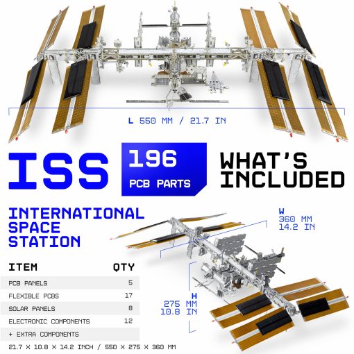 Kit de Ciencia Geeek Club Space-O DIY - Estacion Espacial Internacional con Energia Solar - Kits Educativos para Adolescentes de 14+ Anos - Juguetes de Ciencia Inteligentes para Adolescentes, Adultos - Imagen 2