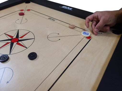 Juego de Mesa Carrom STAG Hobby con Monedas y Striker - Imagen 5