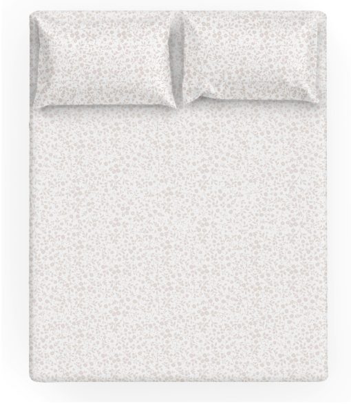 Juego de sabanas organicas MakeMake Full (4 piezas) certificado GOTS sabanas de algodon organico 300 TC Sateen Suave Sabana Ajustable Sabana Plana Fundas de Almohada Infantil Ninos (Full, Gardenia) - Imagen 3