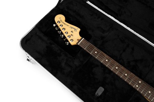 Estuche Deluxe ABS Molded para Guitarras Jazzmaster de Gator Cases, Negro - Imagen 4