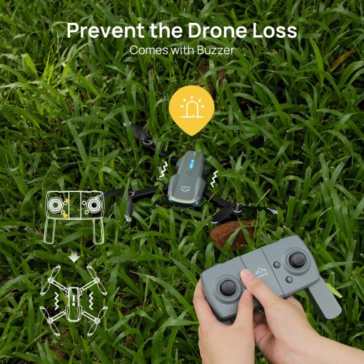 Drones Ameta con Camara para Adultos 4k UHD, S20 Lite Motor sin Escobillas FPV Plegable RC Drones para Adultos Ninos Principiantes con 36 Minutos de Vuelo Largo, Altitud Mantenida, Modo sin Cabeza, Vuelo en Circulo, 360? Flips, Juguetes Geniales Regalos para Hombres Chicos (Menos de 249G) - Imagen 5