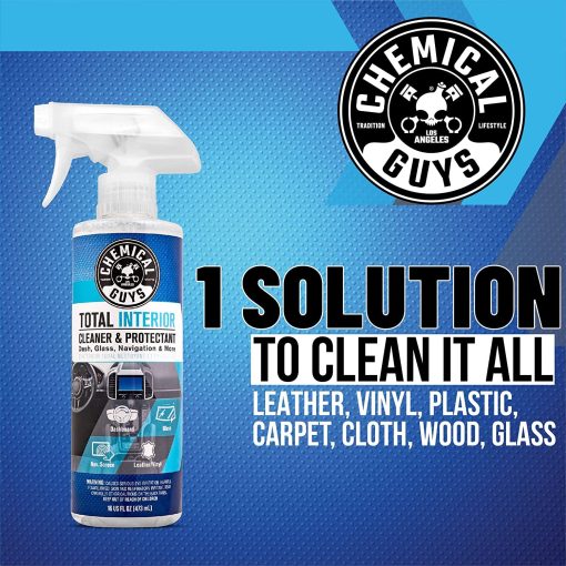 Kit de Recarga Cheminical Guys HOL414 Total Interior Cleaner and Protectant con 2 Botellas de Dilucion y 3 Toallas de Microfibra Premium (Seguro para Autos, Camionetas, SUVs, Jeeps, Motocicletas, RVs y Mas) 64 fl oz - Imagen 2