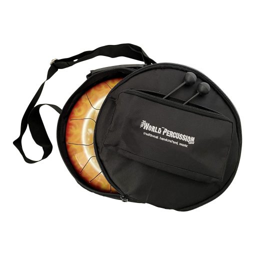Red Sun Designer Steel Tongue Drum 10" - 7 afinaciones para elegir - Bolsa y Palillos Gratuitos (C Mayor (8 tono) SD10R3) - Imagen 4
