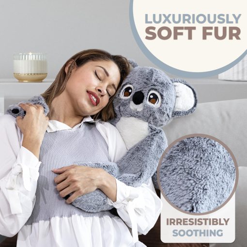 Koala de Peluche Ponderado para Adultos y Ninos 4.5 lbs - 38" de Largo Brazos Reconfortantes para Abrazos Reconfortantes Peluches Ponderados - Peluches para Ansiedad y Alivio del Estres - Noa Koala - Imagen 3