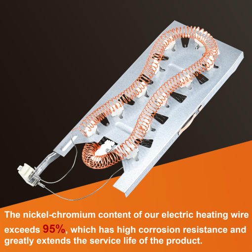 Elemento Calefactor para Secadora 3387747 AP6008281 Ajuste para Whirlpool gew9250pw1 con Kit de Termostato 279816 & Fusible Termico 279973 3392519 Kit de Corte Termico para Secadora 2024 Actualizado - Imagen 3