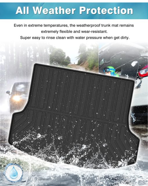 Forro de carga Mixsuper para Lexus RX 350 RX 350 h RX 500h 2023-2024, Tapete para maletero para Accesorios de Lexus RX Forro de carga Negro - Imagen 5