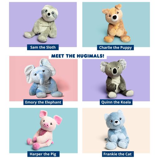 HUGIMALS Quinn The Koala 4.5 lb Heavy Cute Weighted Comfort Plush Large Unscented Self Care Stuffed Animal for All Ages - Kids, Teens and Adults - Imagen 6