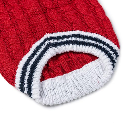 Sueter para Perros de Navidad Pequenos y Medianos Tejido Clasico para Perros Sueter Pullover (Rojo, Grande) - Imagen 9