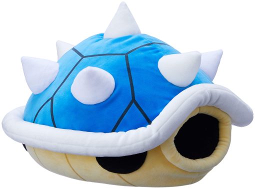 Club Mocchi Mocchi- Peluche Mario Kart - Caparazon Azul - Juguetes Mario Suaves - Figuras Coleccionables Mario de Peluche - Juguetes de Peluche Suaves y Decoracion Mario - 15 pulgadas - Imagen 4