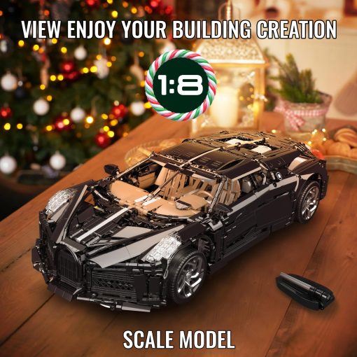 Mould King 13163 Super Sports Car Building Blocks, Modelo de Coche de Carreras de 4688 Piezas, Juguete de Vehiculo de Control Remoto para Ninos/Adultos - Imagen 2