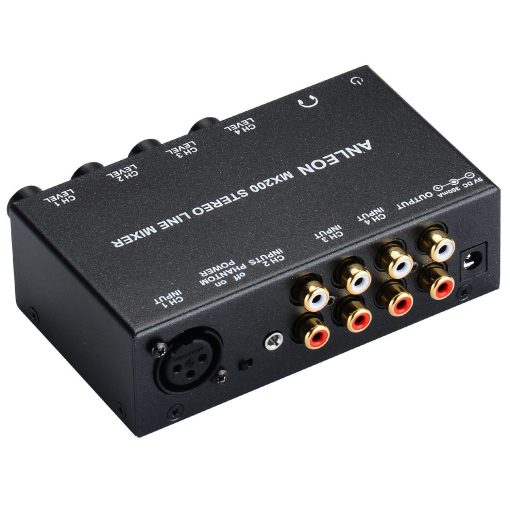 Mezcladora Estereo de Cuatro Canales ANLEON MX200 - Imagen 2