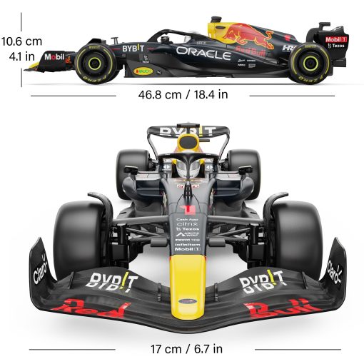 Carro de Control Remoto Autentico con Licencia de Voltz Toys 1:12 F1 Red Bull Rb18 - Serie de Coches de Control Remoto F1 para Niños y Adultos - Coche RC de 2.4GHz para Regalo (1:12 RedBull Rb18(NO.11)) - Imagen 7