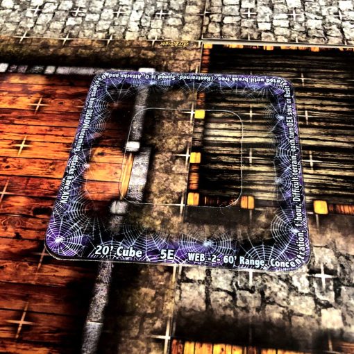 Plantillas de Efectos de Hechizos Arcknight para D&D 5E; 24 Marcadores para Hechizos de area de Efecto con Referencia; Fichas de Condicion, Mejora y Invocacion; para DND Pathfinder TTRPG - Imagen 8