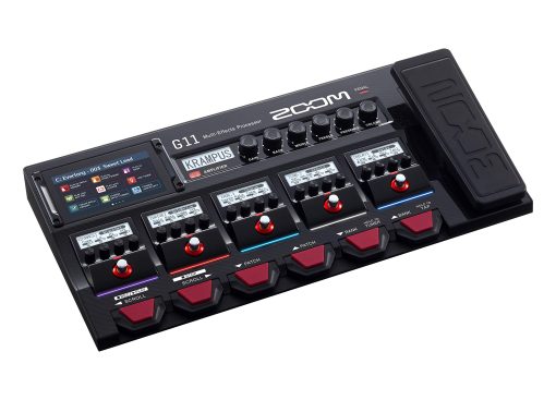 Procesador de efectos multiples para guitarra Zoom G11 con pedal de expresion, interfaz tactil, 100+ efectos integrados, modelado de amplificadores, IR, Looper, interfaz de audio para grabacion directa a la computadora - Imagen 3