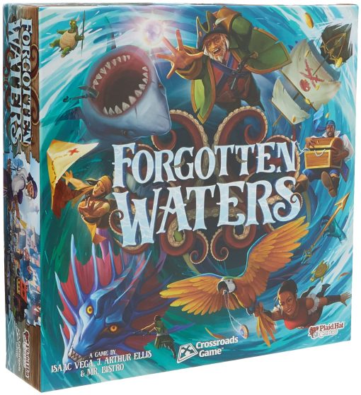 Juego de mesa Forgotten Waters - Embarcate en una divertida aventura pirata en un mundo lleno de travesuras en altamar! Juego de estrategia cooperativo, para edades de 14 anos en adelante, de 3 a 7 jugadores, duracion de 2-4 horas, fabricado por Plaid Hat Games - Imagen 4