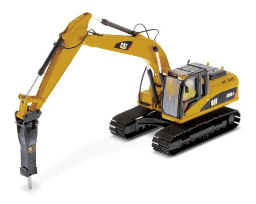Excavadora Hidraulica Caterpillar 320D L con Martillo 1:50 - Serie Clasica 85280C