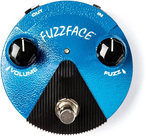Pedal de Distorsion Dunlop FFM1 Silicon Fuzz Face Mini con Afinador de Pinza, 6 Puas Dunlop y Cable de Instrumento FFM1-Bundle2 - Imagen 2