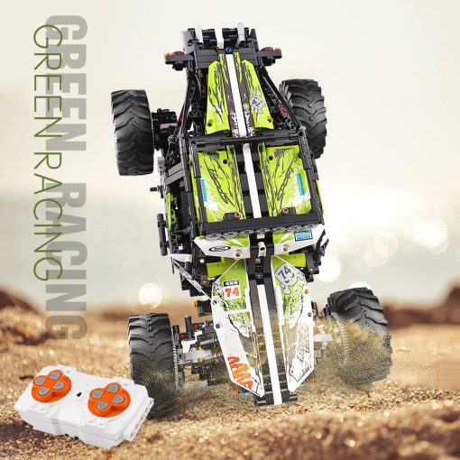 Mould King 18002 Juego de construccion de coches de escalada RC para niños, 1879 piezas Juego de bloques de construccion MOC del modelo de camion 4X4 todo terreno, Juegos de coches de control remoto Stem Bricks para niños - Imagen 7