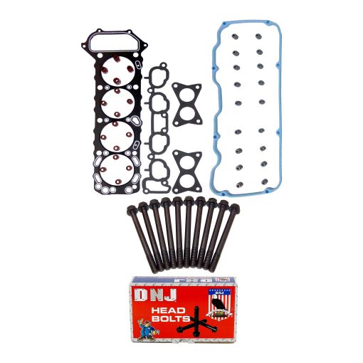 Juego de Junta de Culata DNJ HGB613 con Kit de Pernos de Culata para Nissan Pick up 1996-1997 2.4L 2389cc L4 SOHC