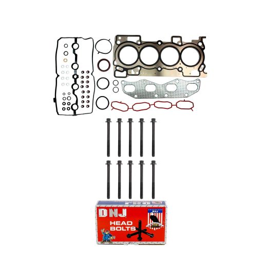 Juego de empaquetadura de culata DNJ HGB678 con juego de pernos de culata para Nissan Juke 1.6L 1618cc L4 DOHC 2011-2015