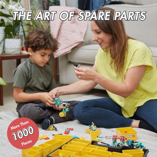 Kit de Familia Off Bits Steam Toys, Juegos Educativos de Construccion de Juguetes para Stem para Clase, Conjuntos de Construccion de Juegos y Diversion en Grupo, Regalos de Navidad y Cumpleaños para Niños de 6 7 8 9+ - Imagen 9