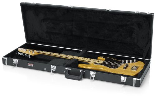 Estuche de madera de lujo Gator Cases para bajos electricos (GW-BASS), Negro - Imagen 2