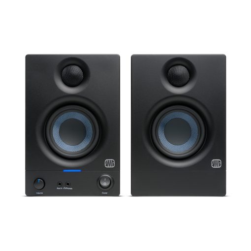 Monitores de Estudio PreSonus Eris 3.5, Par - Altavoces Activos y Potenciados para Produccion de Musica de Campo Cercano, Computadora de Escritorio, Audio Hi-Fi