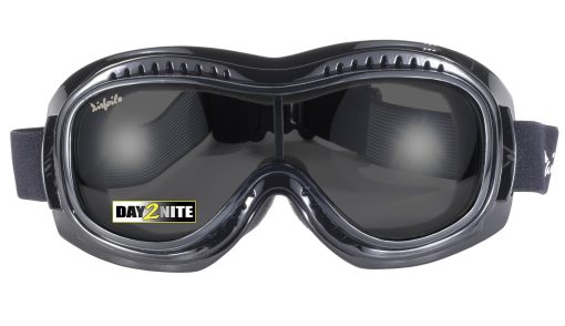Gafas de montar con almohadilla Airfoil 'Fit Over Glasses' Pacific Coast (Marco Negro/Lentes Foto cromaticas Grises)