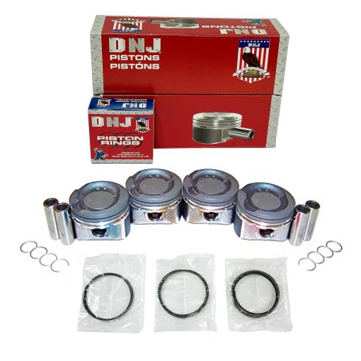 Juego de Piston y Anillo DNJ PRK951 para Toyota Celica Corolla Matrix MR2 Spyder 2000-2008 1.8L L4 DOHC 16V 1ZZ-FE