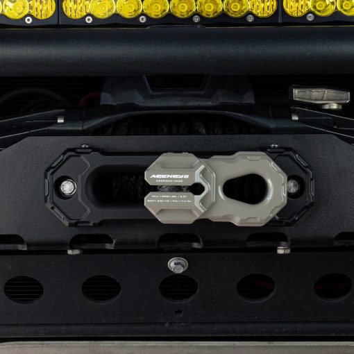 Agency 6 Billet Winch Shackle - Accesorio de Cabrestante de Aluminio Ligero para Linea Sintetica - Limite de Carga de 19,000 Libras - Hecho en EEUU con Materiales Certificados - Gris - Imagen 4