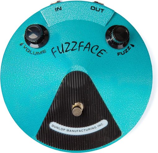 Pedal de Distorsion Dunlop JHF1 Fuzz Face - Paquete con 2 Cables Patch y 2 Cables de Instrumento - Imagen 2