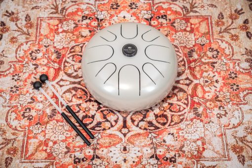 Meinl Sonic Energy Steel Tongue Drum 8 Notes 16 pulgadas con Mazos, Bolsa - Instrumento de Sanacion Sonora para Educacion Musical, Meditacion, ASMR, Yoga - Imagen 5