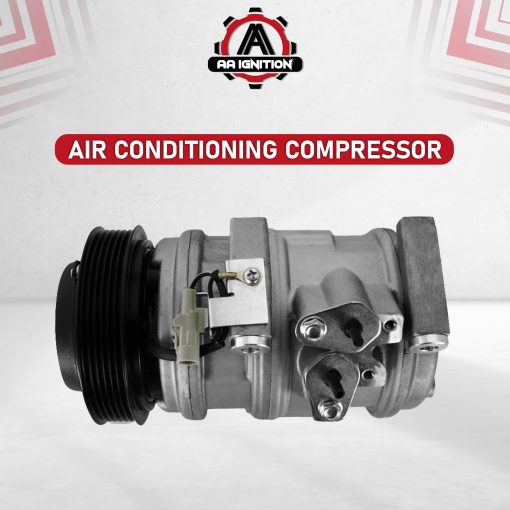 Compresor de aire acondicionado de repuesto por AA Ignition - Compatible con Toyota Sienna 3.3L 2004-2006 - Reemplaza 8832008051, 10854C, 4472608770, 4711010, 0610097, 8841008030 - Imagen 6