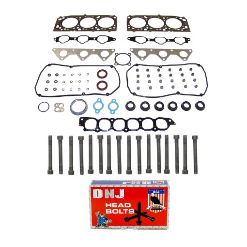 Juego de empaques de culata DNJ HGB169 con kit de pernos de culata para Mitsubishi Galant 2007-2009 3.8L 3828cc 230cid V6 SOHC