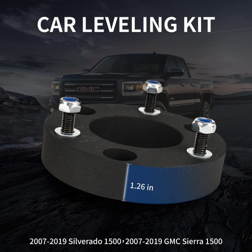 Kit de Nivelacion Levantamiento de Suspension - Elevador de 3.5" Delante y 3" Atras Compatible con Chevrolet Silverado 1500 GMC Sierra 1500 2WD 4WD 2007-2019 - Imagen 5