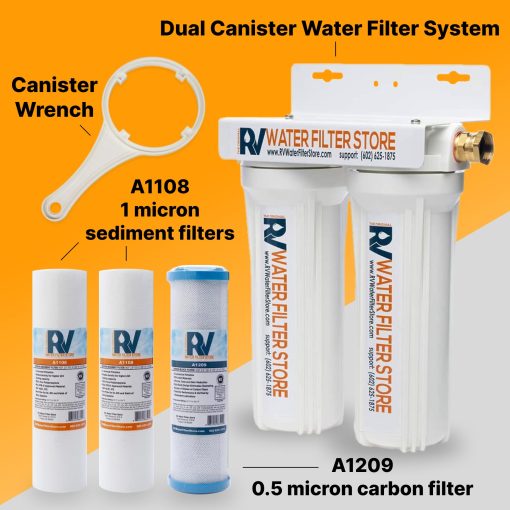 Sistema de Filtro de Agua para RV con Conexiones de Manguera - Sistemas de Filtracion Portatiles de Alta Calidad que Mejoran el Sabor y Olor - Imagen 2