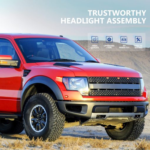 Conjunto de Faros ECCPP Para Ford F-150 2009-2014 Lado del Conductor y del Pasajero - Imagen 4
