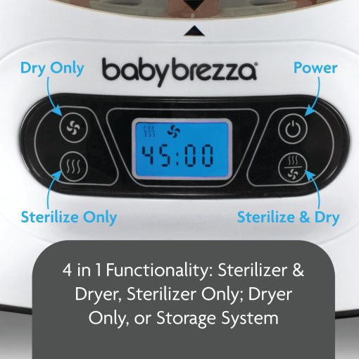 Esterilizador y Secador de Biberones Baby Brezza ?? Esterilizacion con Vapor Electrico - Ajuste Universal - Chupones, Botellas de Vidrio, Plastico y para Recien Nacidos - Imagen 5
