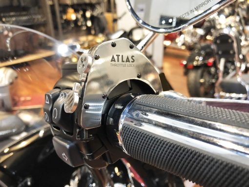 ATLAS Throttle Lock - Control de crucero para motocicleta, Asistencia de acelerador, PULIDO (Kit Inferior) - Imagen 6