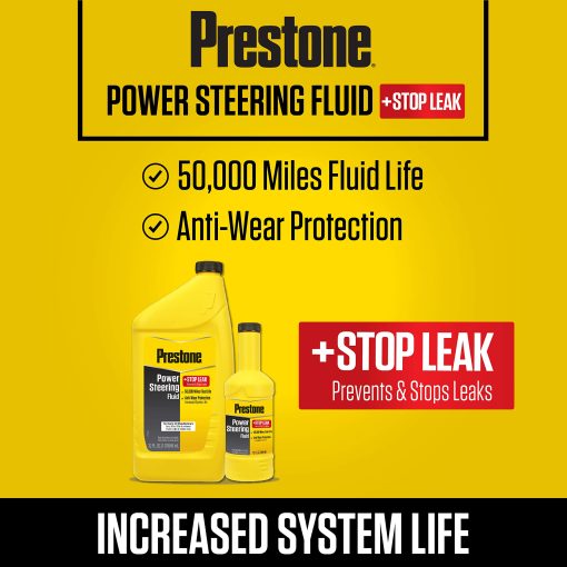 Prestone AS263-6PK Fluido de Direccion Asistida con Sellador - 32 oz, (Paquete de 6) - Imagen 3