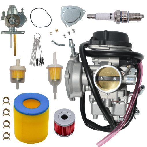 Carburador Lanigram LTZ400 Compatible con Suzuki Quadsport LT-Z 400 2003-2007 ATV Quad con Filtro de Aire y Valvula de Combustible