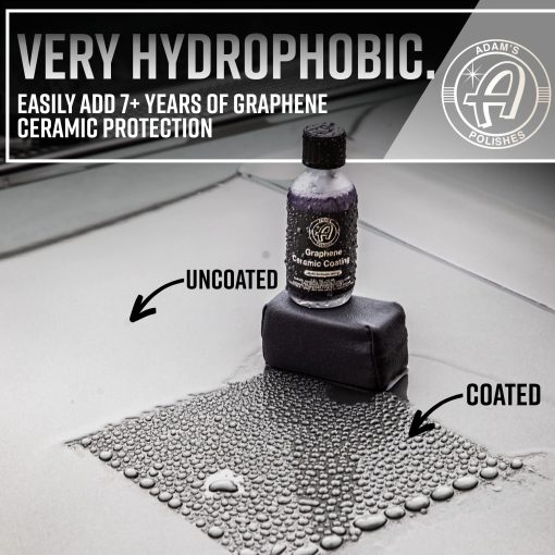 Revestimiento Ceramico de Grafito UV de Adam's Polishes - Revestimiento Ceramico 10H para Autos con Tecnologia UV Glow | 7+ Anos de Proteccion | Aplicar Despues de Lavar el Auto Barra de Arcilla Pulidor de Coches | Barco RV Motocicleta - Imagen 4