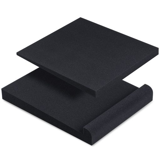 Aisladores de monitor de estudio Sound Addicted para altavoces grandes de 6.5, 7 y 8 pulgadas | Reduce vibraciones y se adapta a la mayoria de los soportes - Par | SMPad 8 - Imagen 3