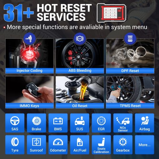 Escaner OBD2 Bluetooth KINGBOLEN K7: Actualizacion Gratuita por 3 Anos, Herramienta de Escaneo Bidireccional 2024 con Codificacion ECU, 31+ Resets, FCA AutoAuth, Reaprendizaje del Cigüenal, Prueba Activa, Escaner de Diagnostico Automotriz para Todos los Sistemas - Imagen 5