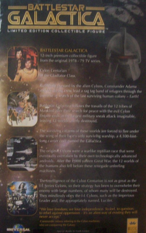 Figura de accion del Comandante Cylon de Batalla Estelar Galactica Clasica de Oro de 12 pulgadas a escala 1:6 - Imagen 4